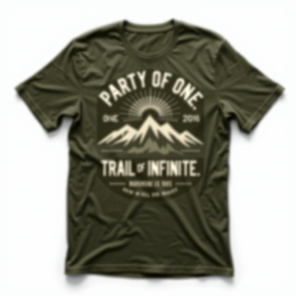 Solo Hiker Shirt | Party of One Trail of Infinite Hiking Tee
