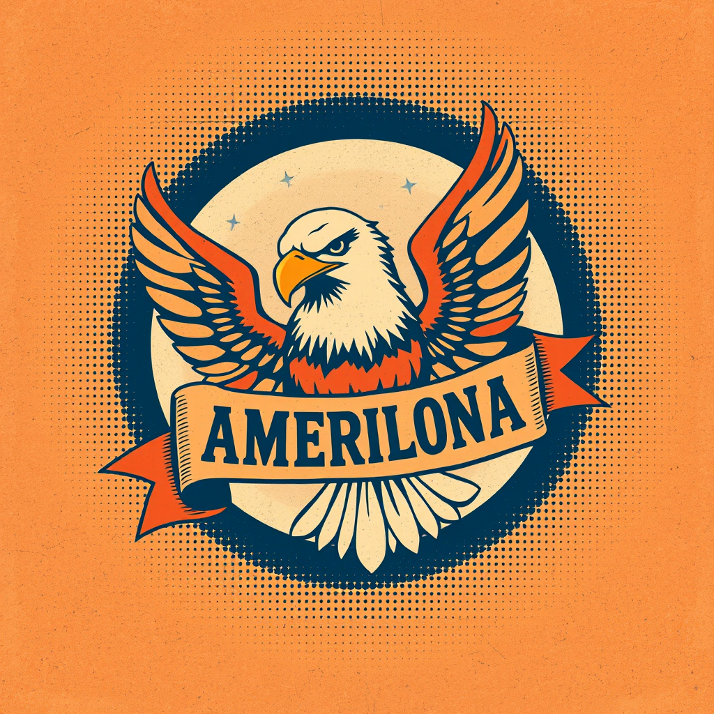 Vintage Americana Eagle T-Shirt | Retro Distressed Graphic Tee | Faded 1950s Style Gift for Men