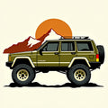 1998 Jeep Cherokee XJ Hoodie | Vintage Off-Road 4x4 Sweatshirt | XJ Owner Gift | Retro Jeep Lover Cherokee Pullover
