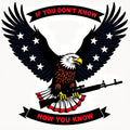 Patriotic Eagle Coffee Mug | If You Don't Know Now You Know | American Eagle USA Military Gift | Tough Funny Patriot Mug